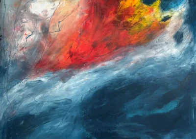 Chaos N10, Marie Régy, peinture contemporaine, tarn